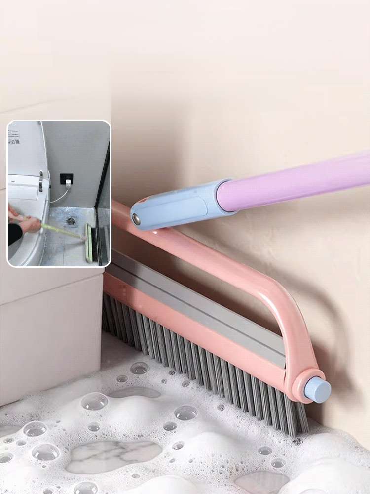 Efficient and Hassle-Free: Effortless Cleaning with a Rotatable Double-Head Broom