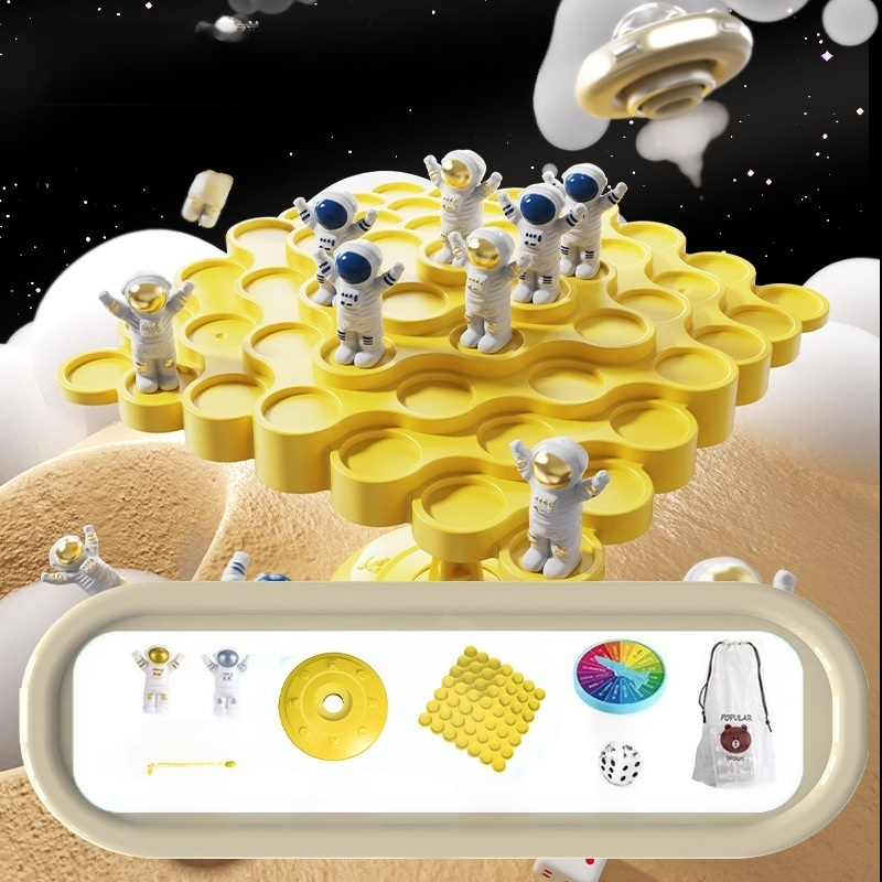 【專注力訓練】太空人平衡樹兒童益智桌遊