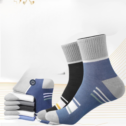 防臭抗菌男士吸汗棉質運動款長襪
