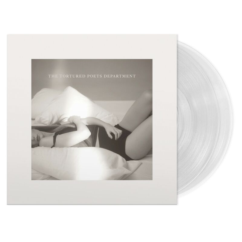 The Tortured Poets Department Phantom Clear Vinyl + Bonus Track "The Manuscript"