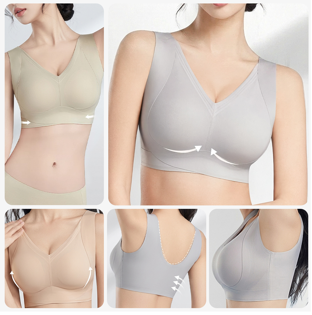 Can a Wire-Free Bra Smooth Side and Back Bulges Without Feeling Tight?