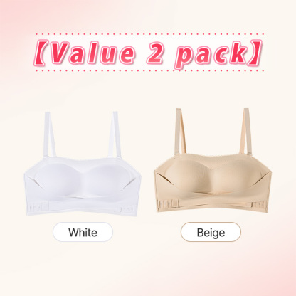 Two Colors of Anti-slip Strapless Bra - 24 Hour Comfortable Strong Stability & No Tightness Feeling With Reinforced Back Strap VEIMIA