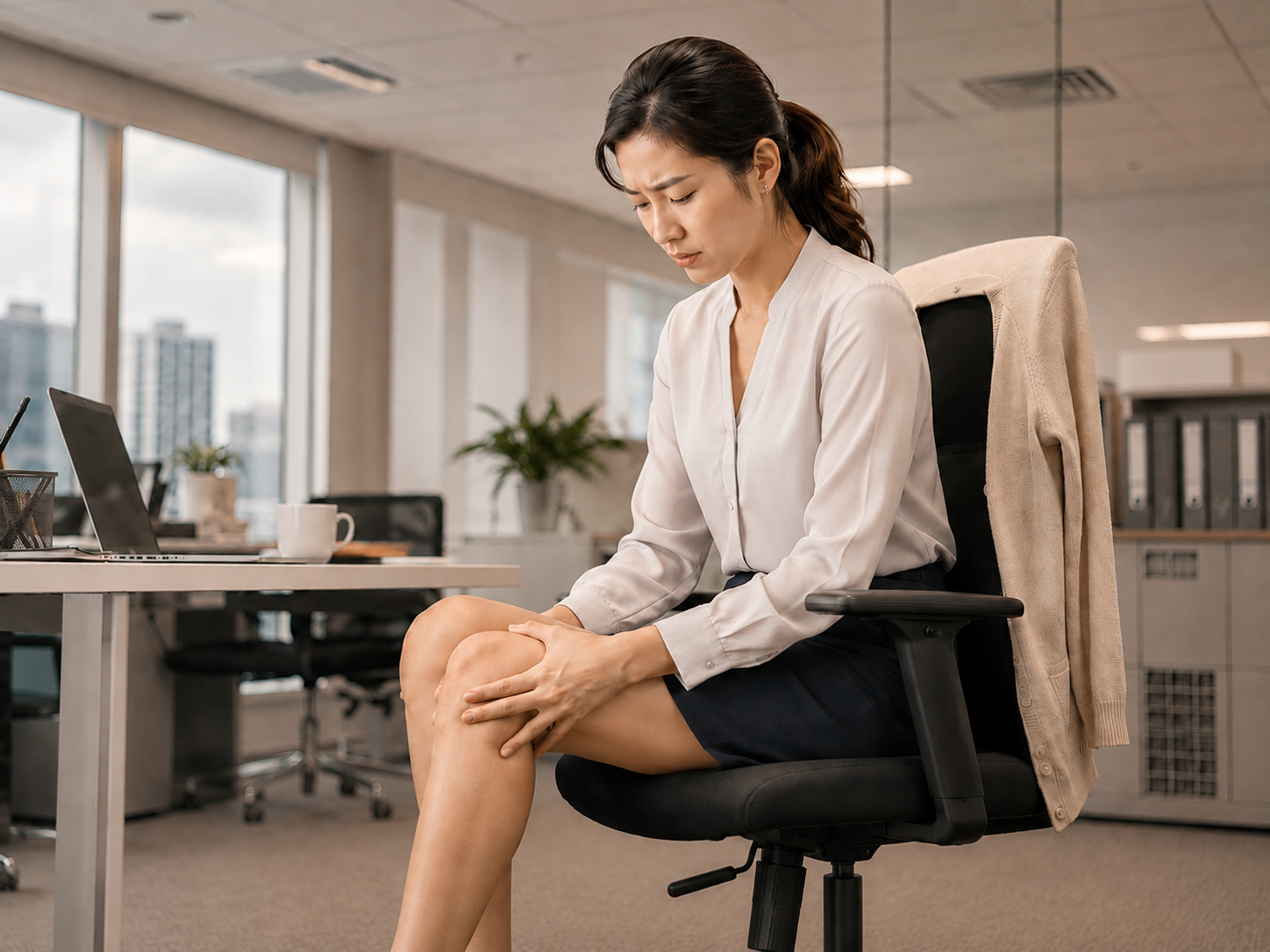 Outdoor sun and indoor chill pain point
