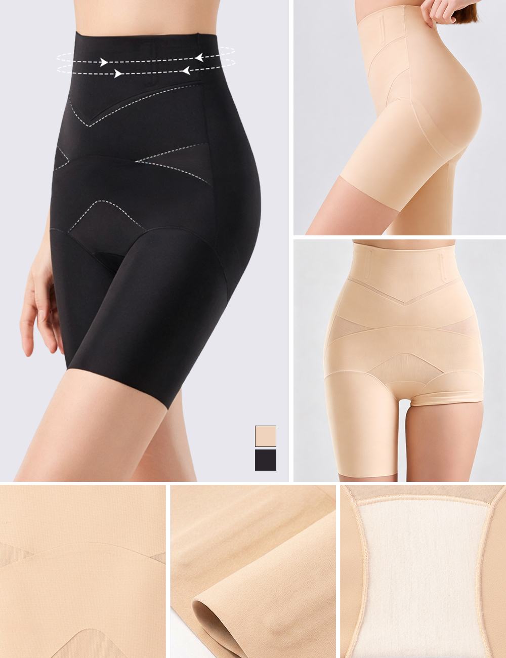 Shapewear Shorts for Fitted Dress: Smooth Tummy & Thighs