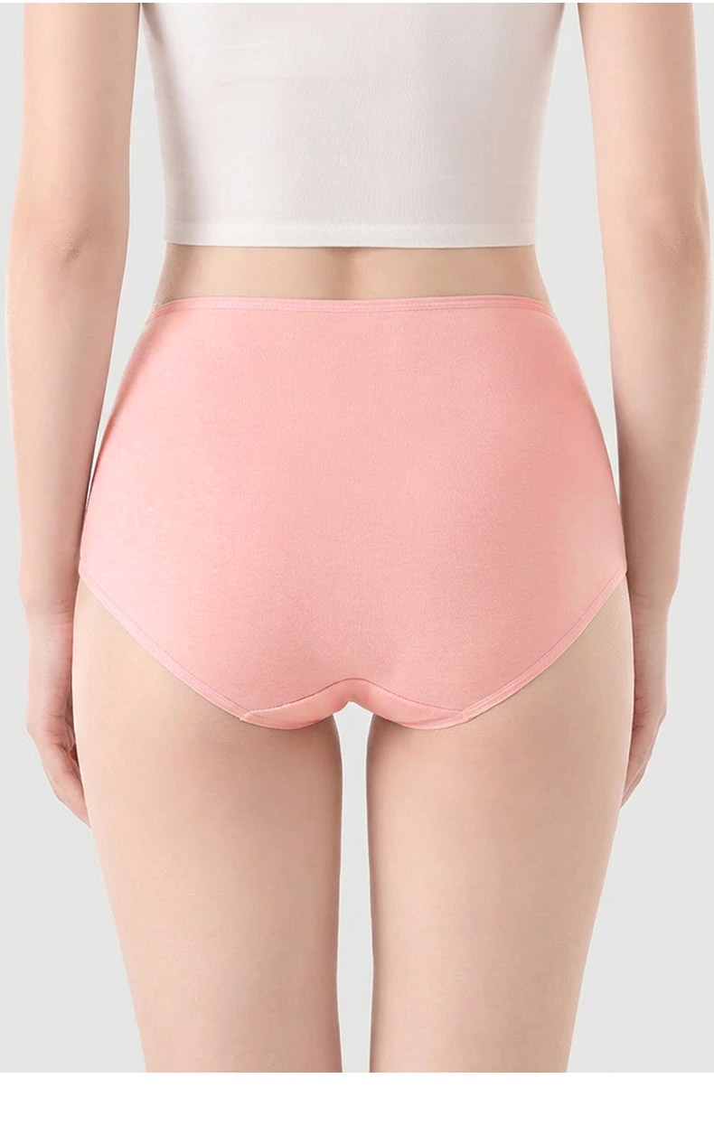 3-5 Bundles Secure Period Panties All-day Leak-proof Design, Airy 95% Cotton & Full Coverage VEIMIA