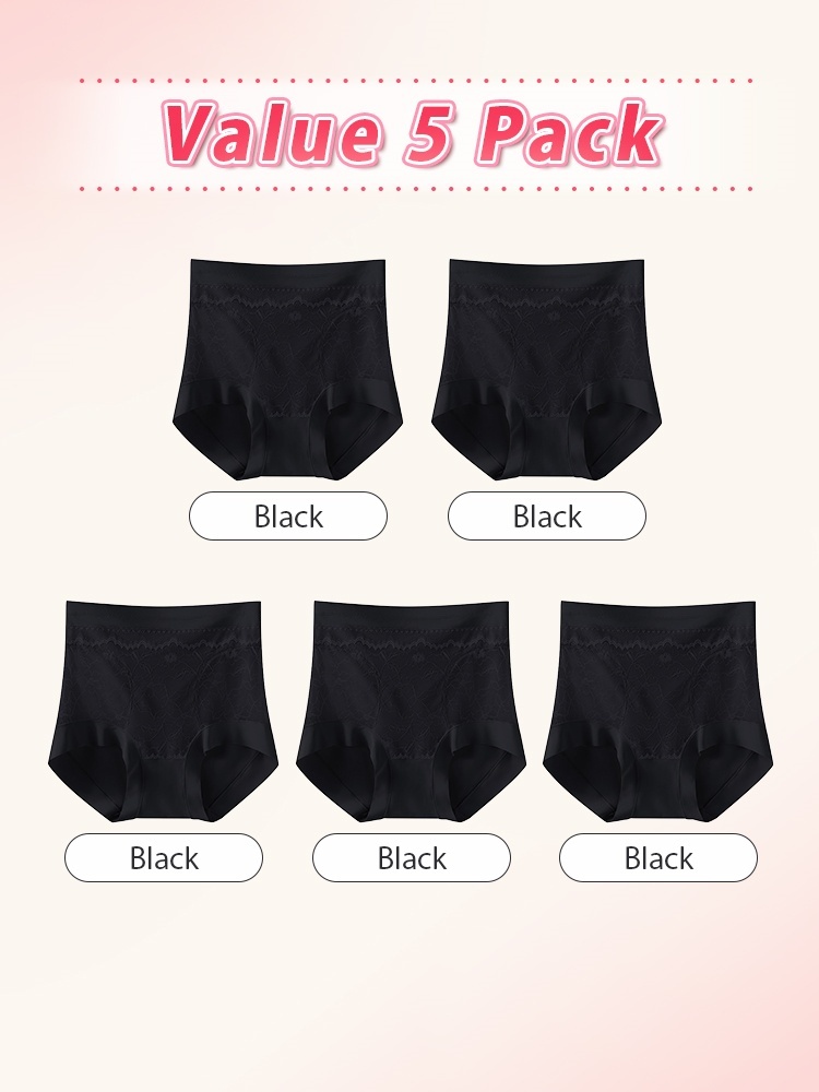 3-7 Packs Shaping High Waist Panties Zone-sculptings, Postpartum Pelvic Recoveries & All-day Comforts VEIMIA