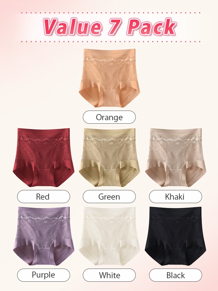 3-7 Packs Shaping High Waist Panty Zone-sculptings, Postpartum Pelvic Recoveries & All-day Comforts VEIMIA