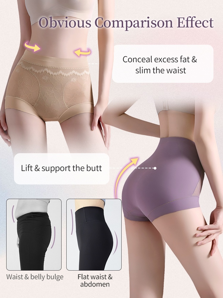 3-7 Pack Shaping High Waist Panties Zone-sculpting, Postpartum Pelvic Recovery & All-day Comforts VEIMIA
