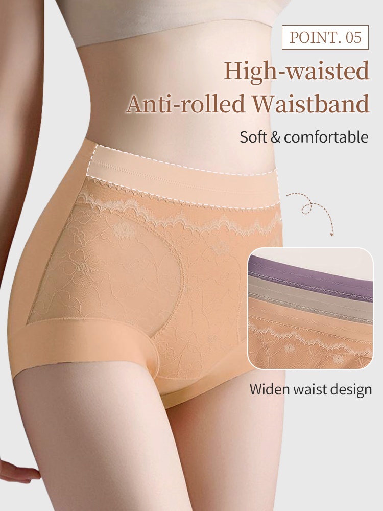 3-7 Packs Shaping High Waist Panties Zone-sculptings, Postpartum Pelvic Recoveries & All-day Comfort VEIMIA