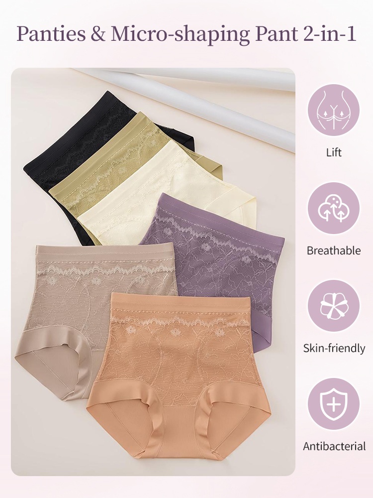 3-7 Pack Shaping High Waist Panty Zone-sculpting, Postpartum Pelvic Recoveries & All-day Comforts VEIMIA