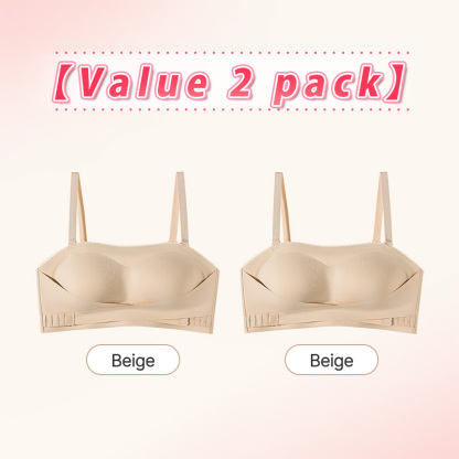Two Colors of Anti-slip Strapless Bra - 24 Hours Comfortable Strong Stability & No Tightness Feeling With Reinforced Back Straps VEIMIA