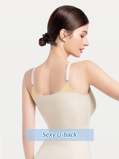 Cooling Bodysuit Tummy Control & Butt Lift Contouring Fit, Seamless For Everyday Wear VEIMIA