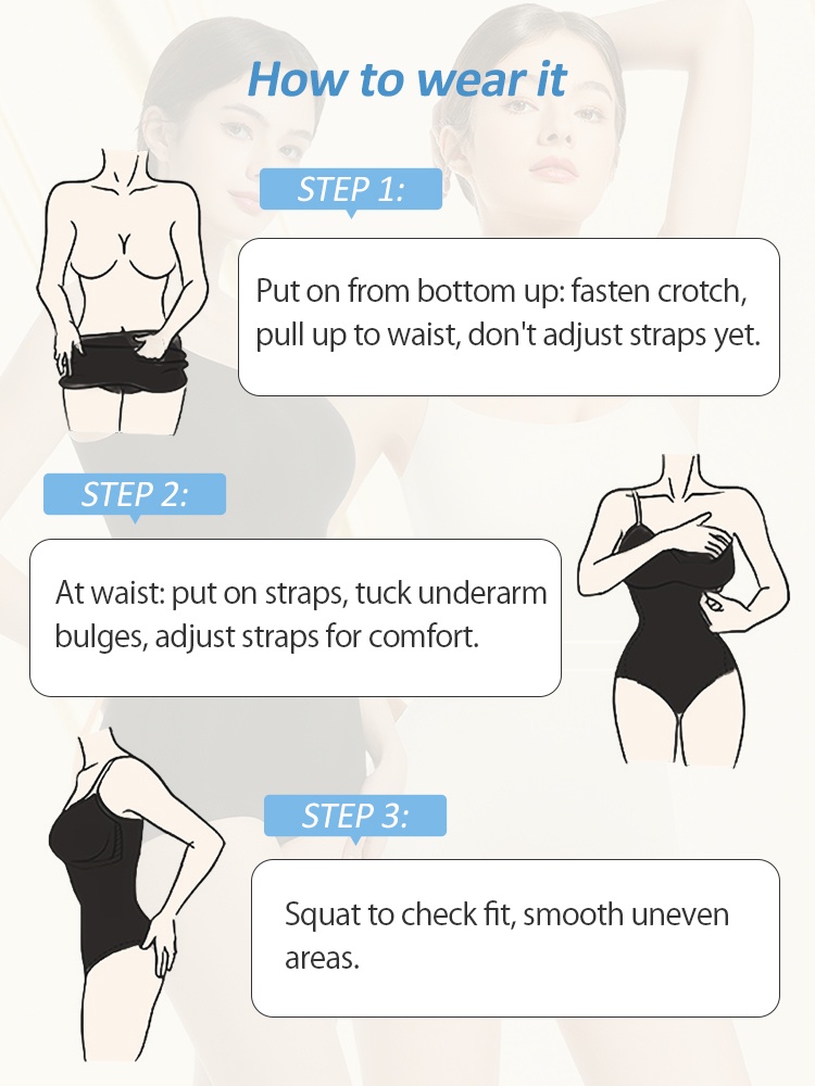 Cooling Bodysuit Tummy Control & Butt Lift Sculpting Fit, Seamless For Everyday Use VEIMIA