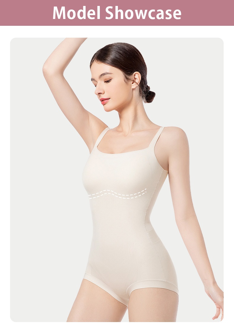 Cooling Bodysuit Tummy Control & Butts Lifts Sculpting Fit, Seamless For Everyday Wear VEIMIA