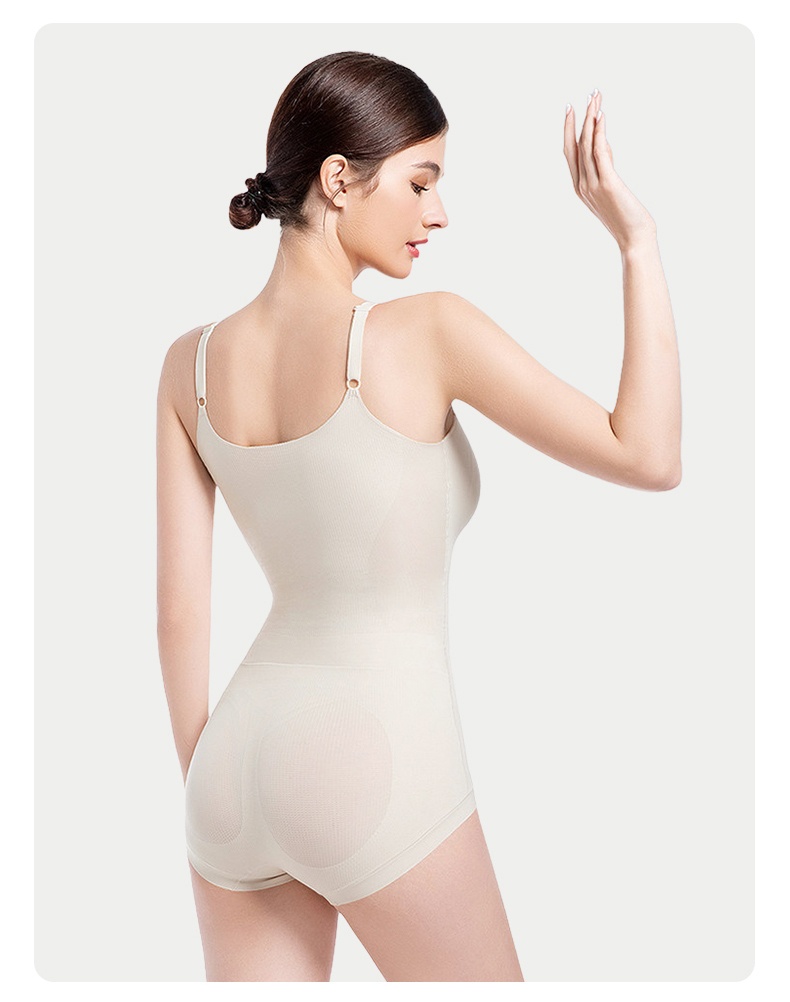 Cooling Bodysuit Tummy Control & Butts Lifts Sculpting Fits, Seamless For Everyday Wear VEIMIA