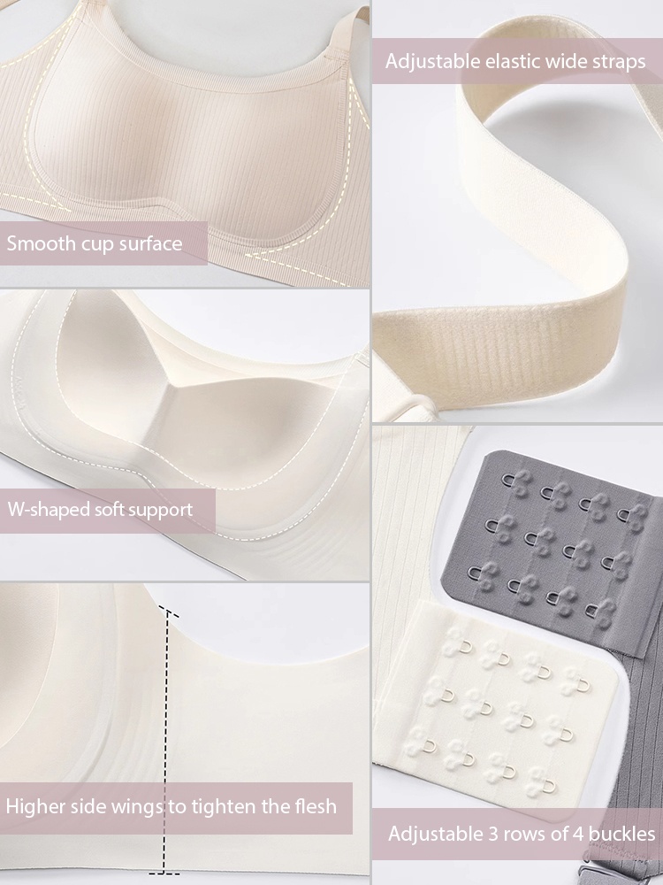 Enhanced Anti-sagging Bras Anti-gravity Boost, Soft Hold Visually Minimizing Molds & Breathable Feel VEIMIA