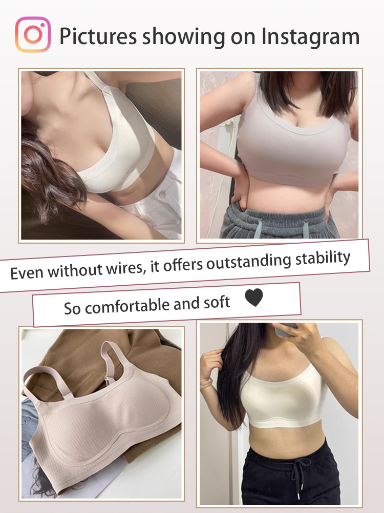 Enhanced Anti-sagging Bras Anti-gravity Boosts, Soft Holds Visually Minimizing Molds & Breathable Feels VEIMIA