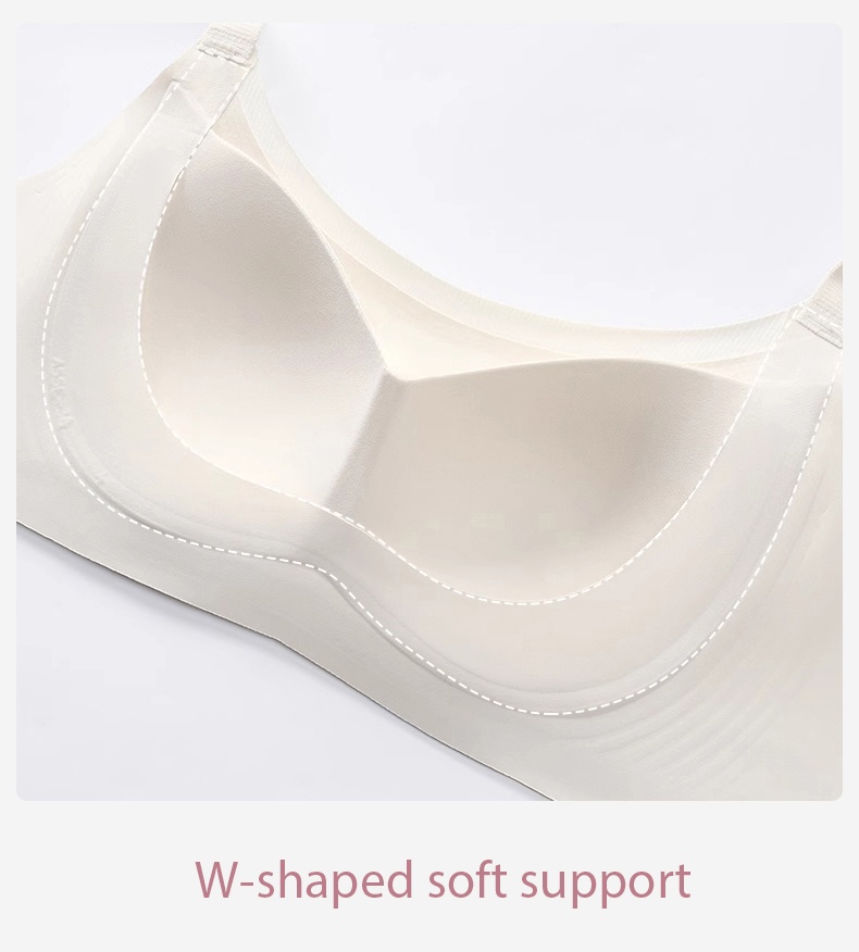 Enhanced Anti-sagging Bra Anti-gravity Lift, Soft Support Visually Minimizing Cup & Breathable Comforts VEIMIA