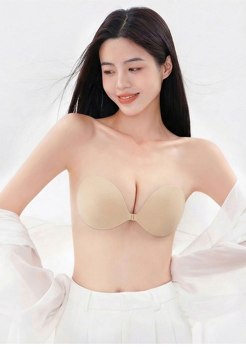 Invisible Stick On Bra Sweatproof Hold, Second-skin Feels, Silicone & Push-up Lifts VEIMIA