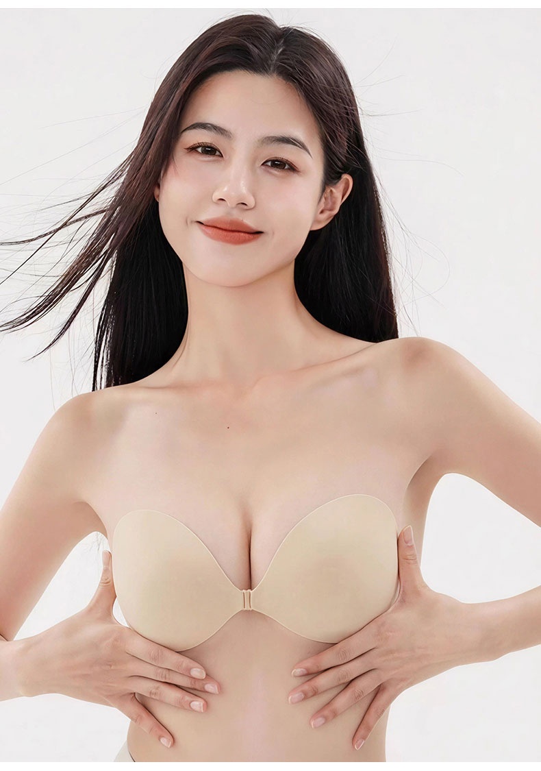 Invisible Stick On Bras Sweatproof Hold, Second-skin Feel, Silicone & Push-up Lift VEIMIA
