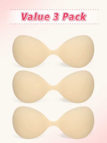Invisible Stick On Bra Sweatproof Hold, Second-skin Feel, Silicone & Push-up Enhancements VEIMIA