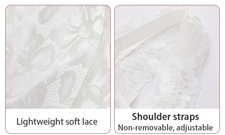 Laces Tank Top With Tummy Coverage Flattering Fits, Airy & Cozy Bralettes For Daily Wear VEIMIA