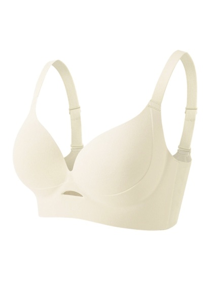 Lifted Anti-sagging Bra With Rounded Figures Contours, Pressure-free & Seamless For Daily Comforts VEIMIA
