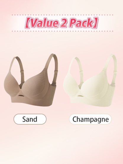 Lifted Anti-sagging Bra With Rounded Bust Form, Pressure-free & Seamless For Daily Support VEIMIA