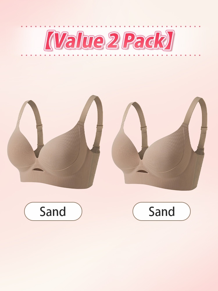 Lifted Anti-sagging Bras With Rounded Chest Contour, Pressure-free & Seamless For Daily Comfort VEIMIA