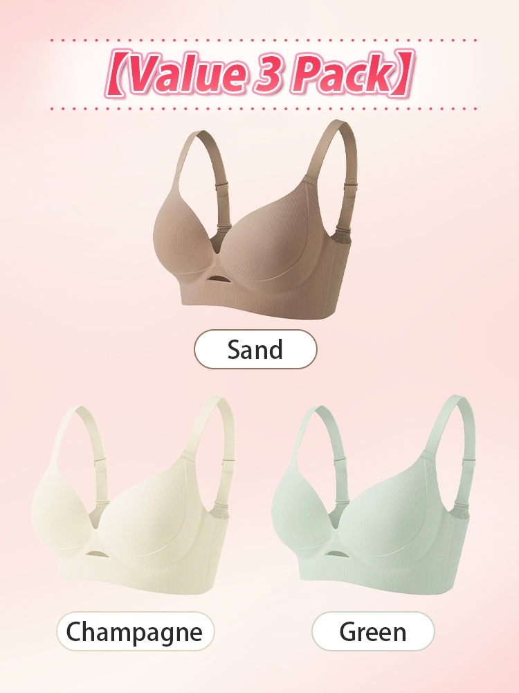 Lifted Anti-sagging Bras With Rounded Bust Contour, Pressure-free & Seamless For Daily Support VEIMIA