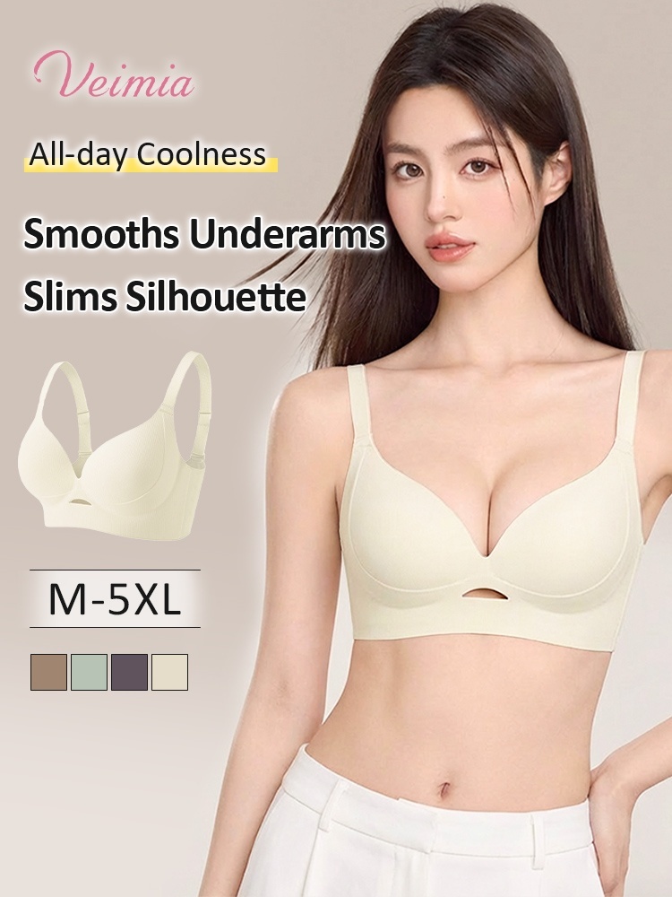 Lifted Anti-sagging Bra With Rounded Figures Shape, Pressure-free & Seamless For Daily Support VEIMIA