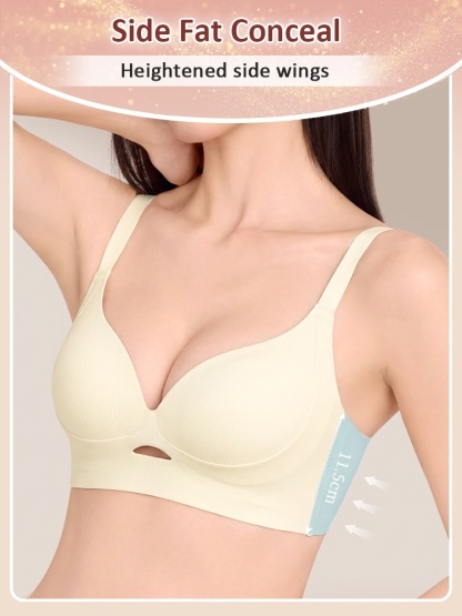 Lifted Anti-sagging Bra With Rounded Bust Shape, Pressure-free & Seamless For Daily Comforts VEIMIA