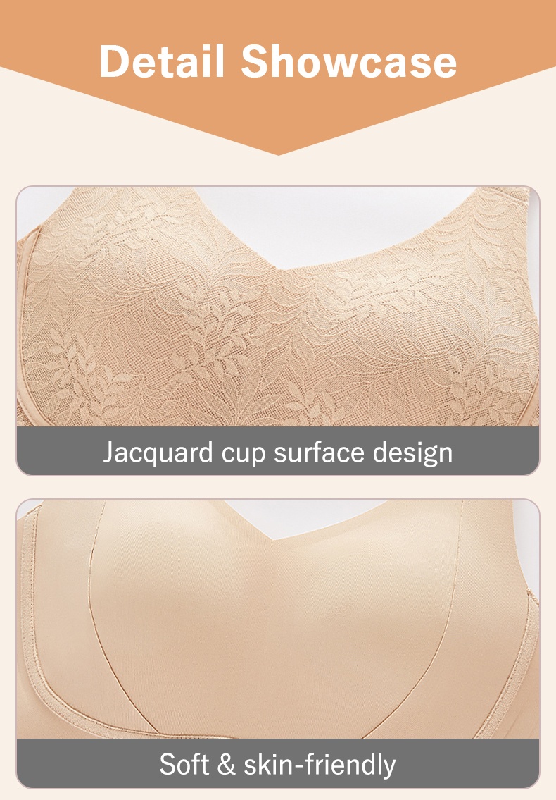 Refined Minimizer Bra Invisible Seamless Fits, Sculpted Lift & Complete Chest Wraps VEIMIA