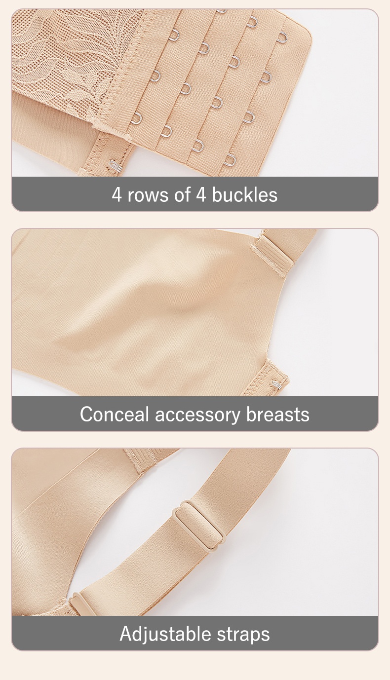 Refined Minimizer Bra Invisible Seamless Fits, Sculpted Lifts & Complete Chest Wrap VEIMIA