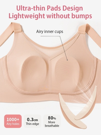 Slimming Minimizer Bra Ultra-thin Full Coverage, Stable Lift & Airy Skin-friendly Textiles VEIMIA