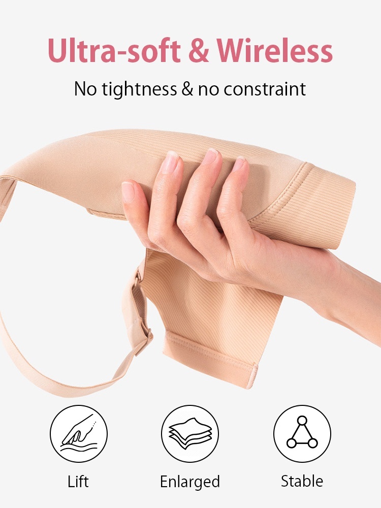 Slimming Minimizer Bra Ultra-thin Full Hold, Stable Boost & Airy Skin-friendly Material VEIMIA