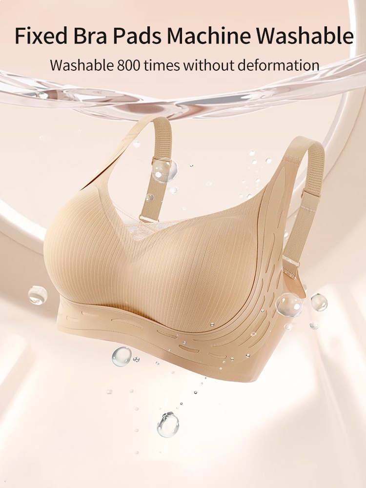 Wireless Anti-sagging Bra Barely-there Comfort, Natural Lift & Silhouettes, Secure All-day Wear VEIMIA