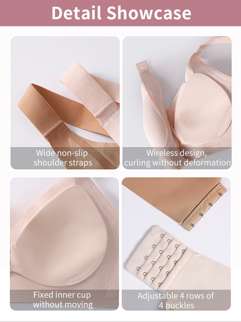 Wireless Anti-sagging Bra Barely-there Sensations, Natural Lift & Shapes, Secure All-day Fit VEIMIA