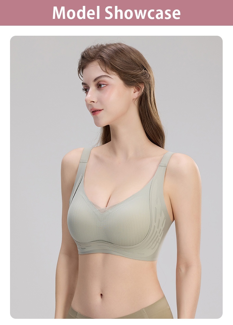 Wireless Anti-sagging Bra Barely-there Comforts, Natural Lift & Shapes, Secure All-day Fit VEIMIA