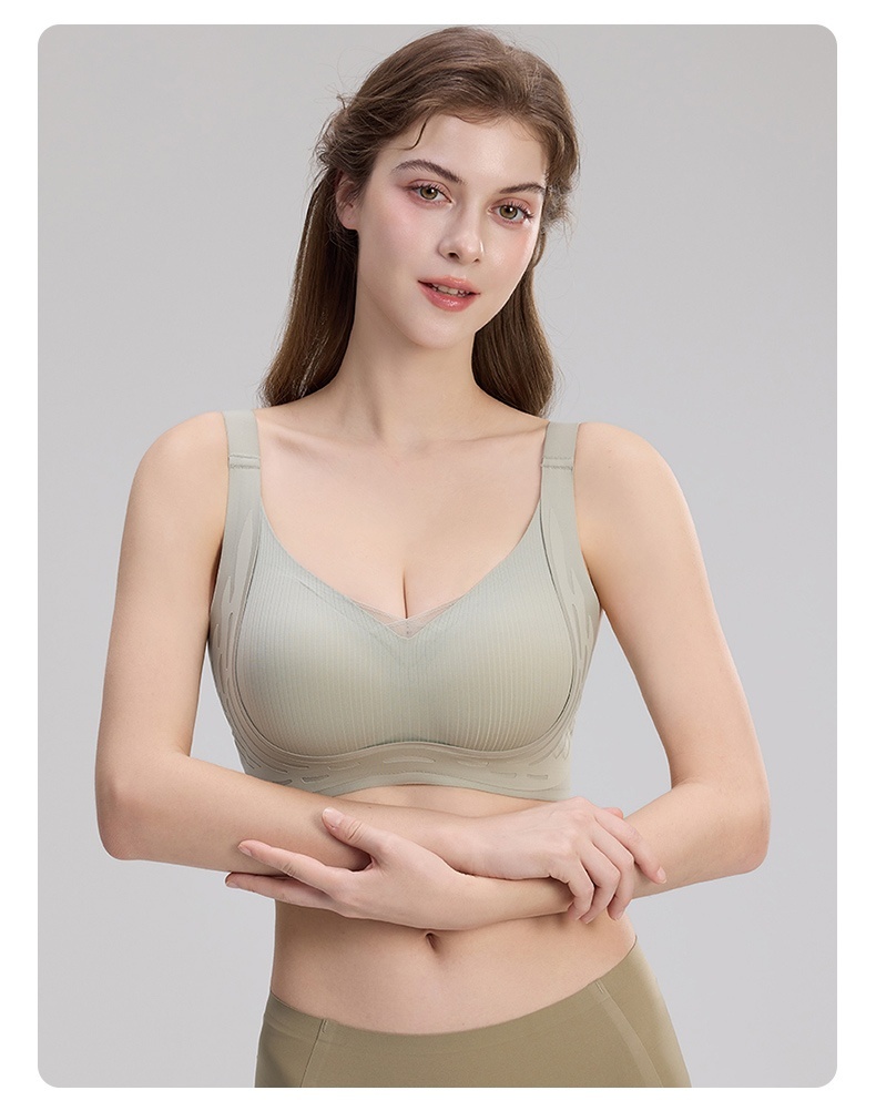 Wireless Anti-sagging Bra Barely-there Feel, Natural Support & Shapes, Secure All-day Fit VEIMIA