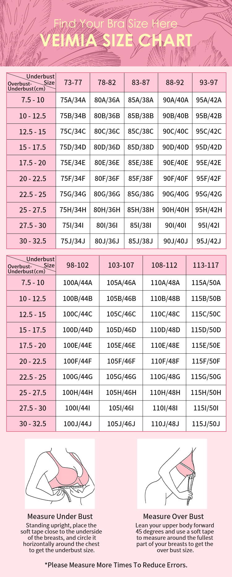 Breathable Lace Supportive Maternity Nursing Bra Size Chart Veimia
