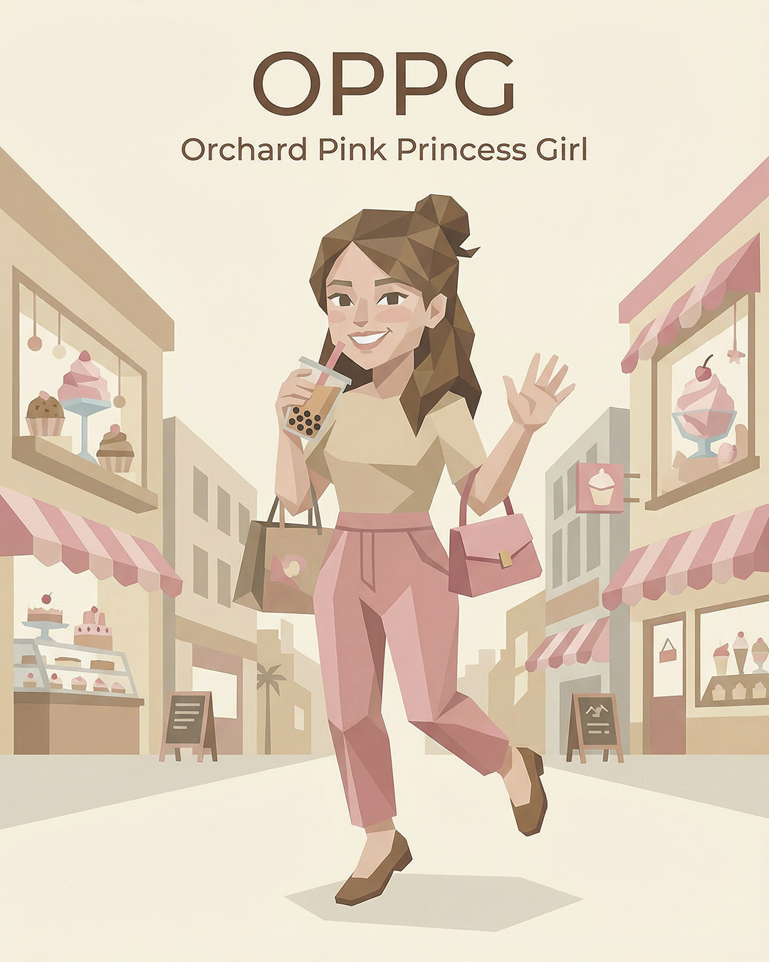 OPPG SGTI result image, Pilates Princess Singapore girl personality type