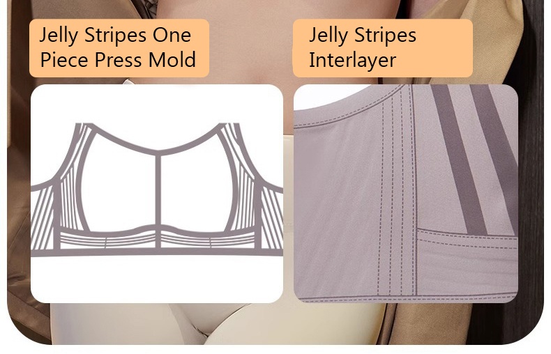 Sports Style Full Coverage Minimizer Bras Seamless Cloud Sense Ultra Comfortable Anti-sagging VEIMIA
