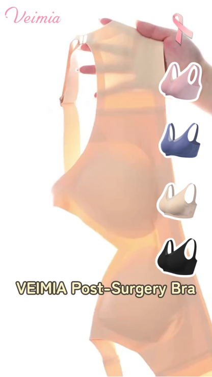 VEIMIA All-day Comfort Mastectomy Bra With Prosthesis Pocket, Ultra Soft Non-shift, Seamless Fit For Daily Wear