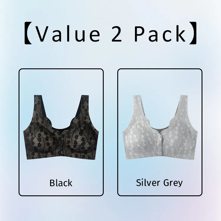 VEIMIA Front Closure Anti-sagging Seamless Bra For Woman