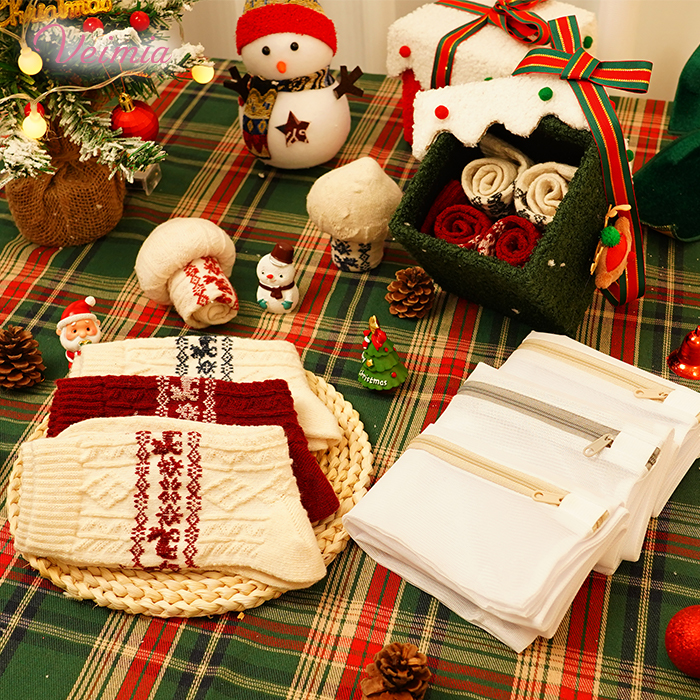VEIMIA XMAS Exclusive Gifts - Wash Laundry Bag & Gift Pouches