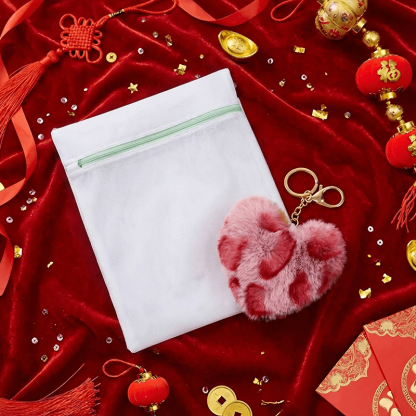 VEIMIA Gifts Pack (2 Items)- Wash Laundry Bag & Plush Charm