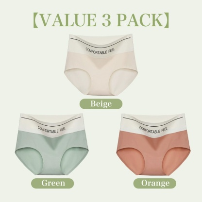 VEIMIA 24 HOURS Comfortable Feel Panties - Widen Waist Fashionable Seamless For Yoga