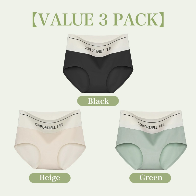 VEIMIA 24 HOURS Comfortable Feel Panties - Widen Waist Fashionable Seamless For Yoga