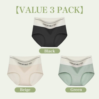 VEIMIA 24 HOURS Comfortable Feel Panties - Widen Waist Fashionable Seamless For Yoga